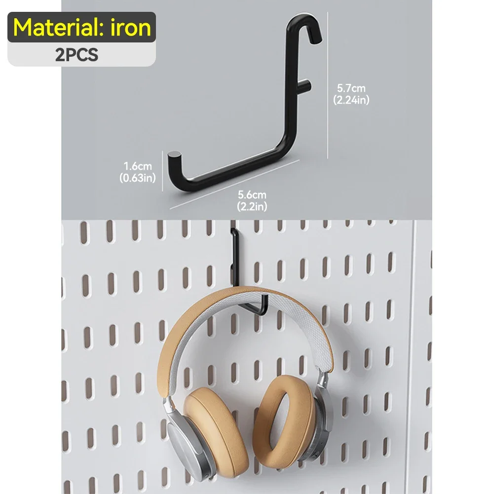 Versatile Wall-Mounted Pegboard Organizer for Home and Office Storage