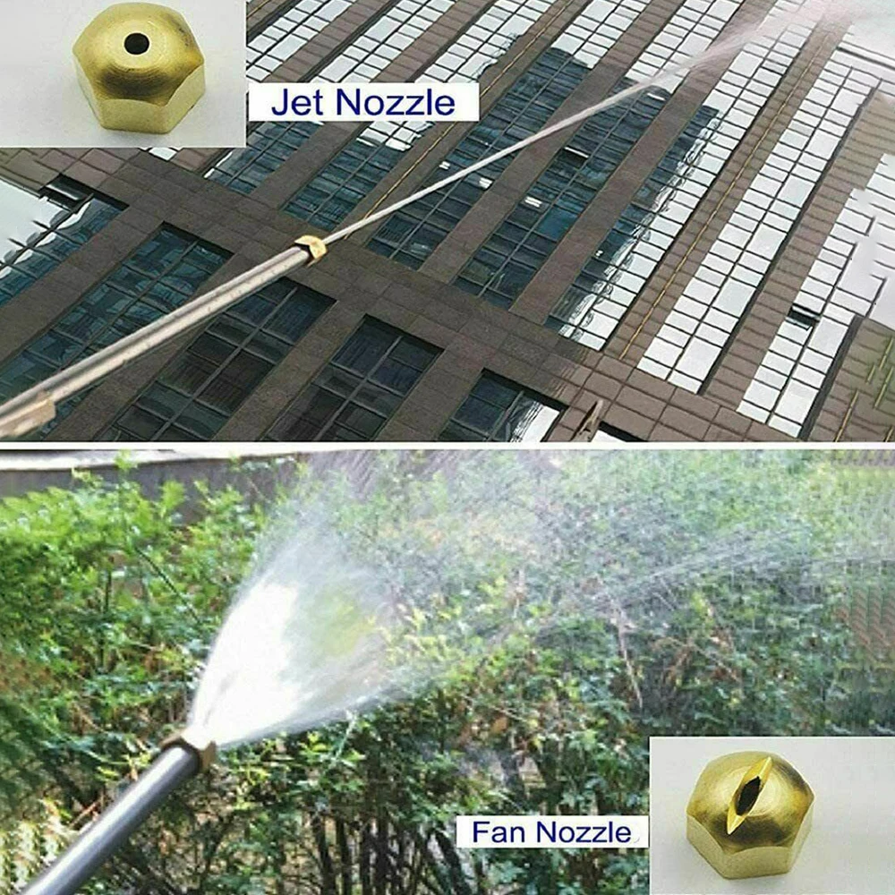 Aluminum Water Gun Spray Nozzle for Car Wash Garden Cleaning