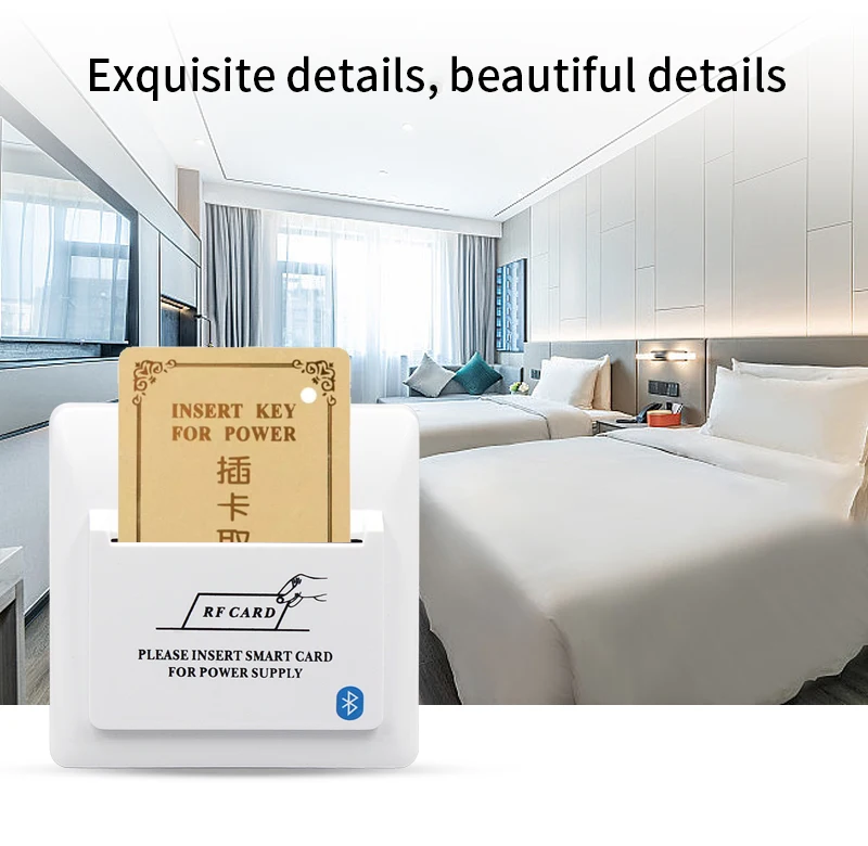 TTLOCK Bluetooth TTHotel Power Saver TTHotel Energy Saving Switch 13.56Mhz RFID