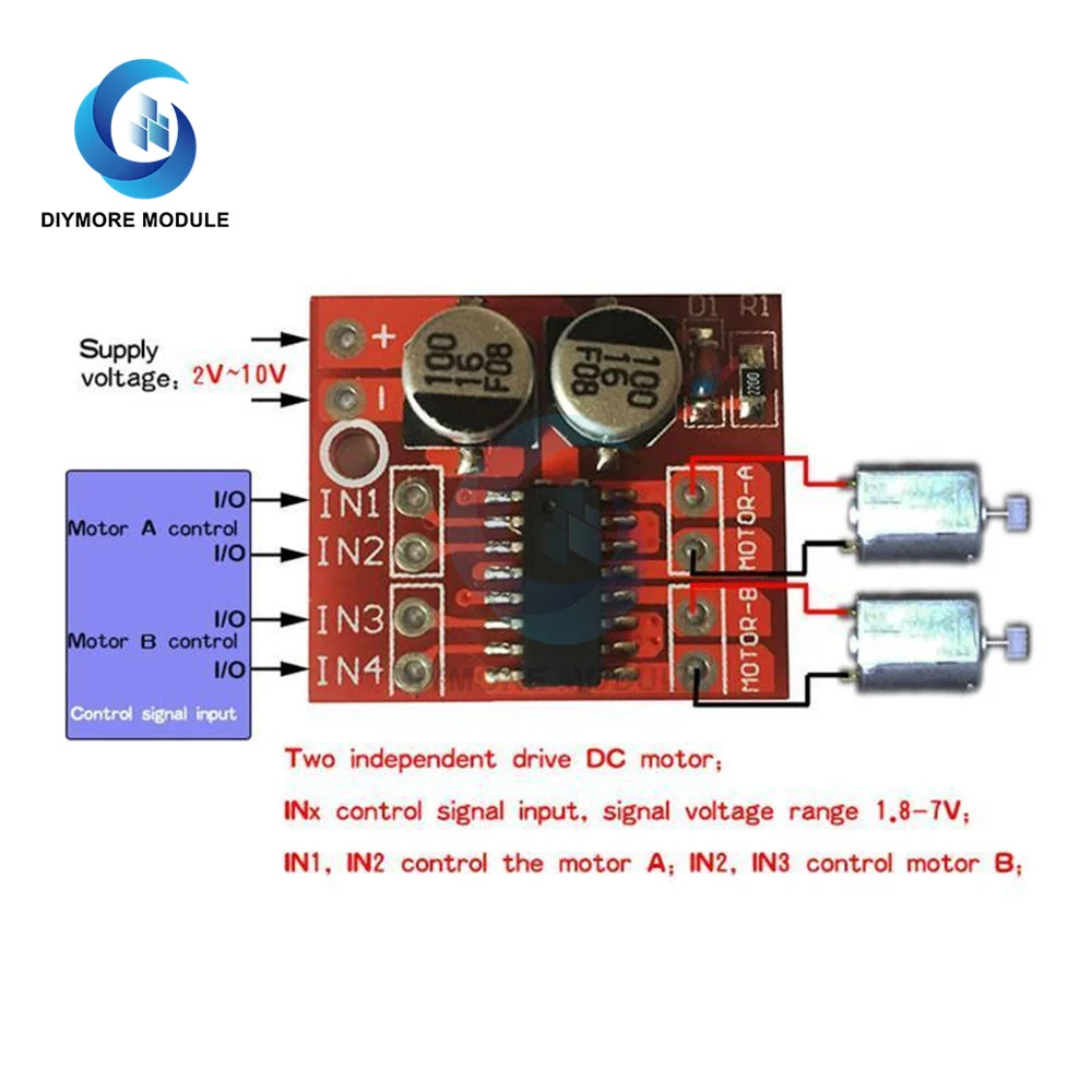 Driver Motore Passo-Passo Per Arduino - Doppio Canale H-Bridge DC - Foto 11