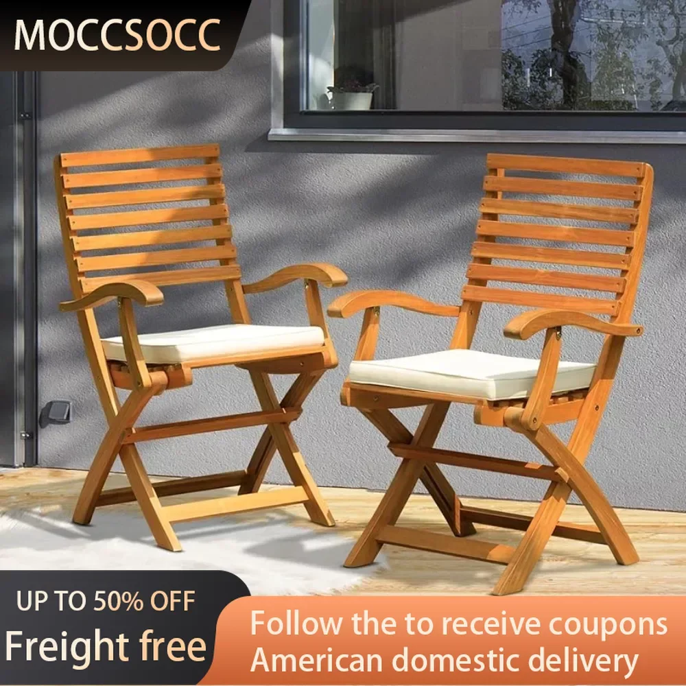 

FSC Acacia Outdoor Furniture Garden Chairs Outdoor Chair Teak Finish Fully Assembled Freight Free Lounge