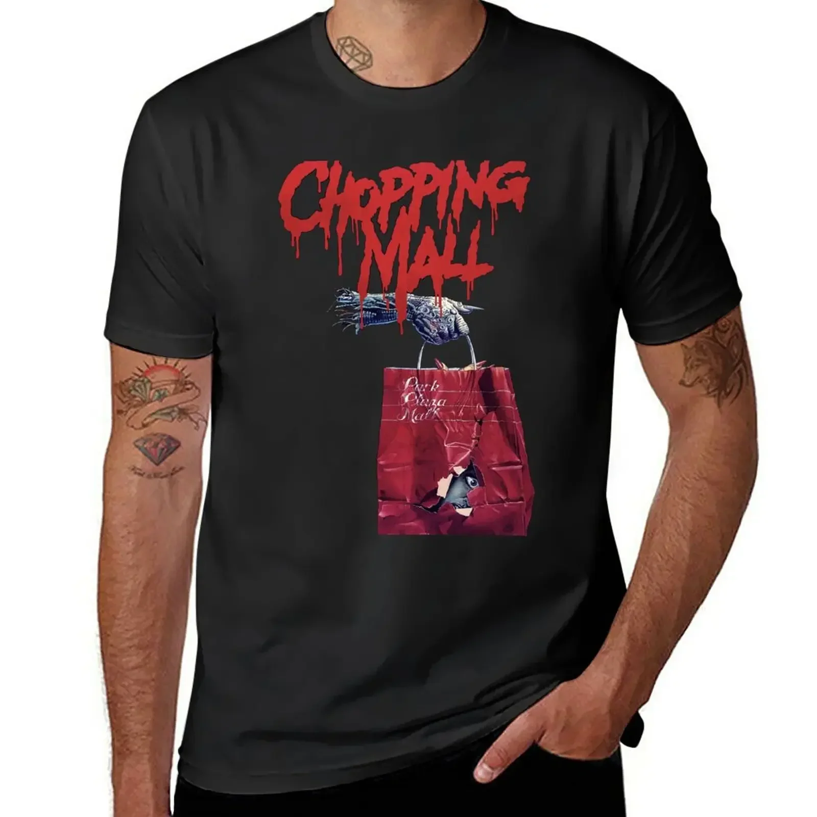 

Chopping Mall T-Shirt customizeds kawaii clothes mens cotton t shirts