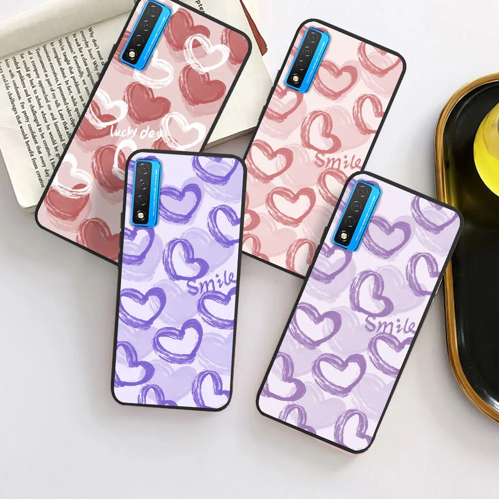 Чехол для TCL 20 SE, 20 s, 20 дюймов, простой бампер с надписью «Love» для TCL 20L, 20 л, Plus чехол, силиконовый мягкий чехол для TCL20SE, 20 s, TCL20, 5G Coque