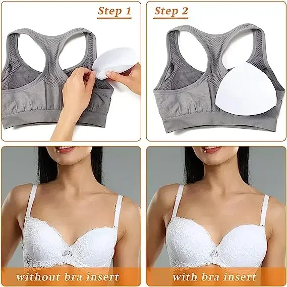 Reggiseno Adesivo In Silicio Push Up, Senza Spalline E Senza Schienale – Beige/Nero