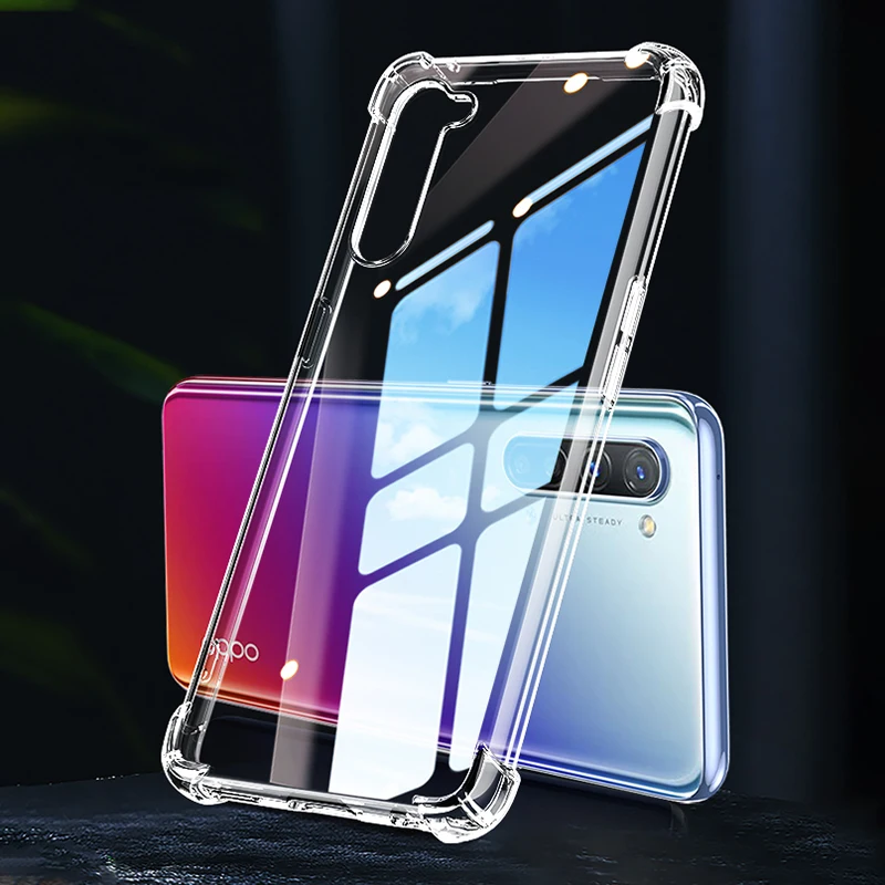 Clear Soft Silicone Anti-Knock Phone Case with Airbag Protection