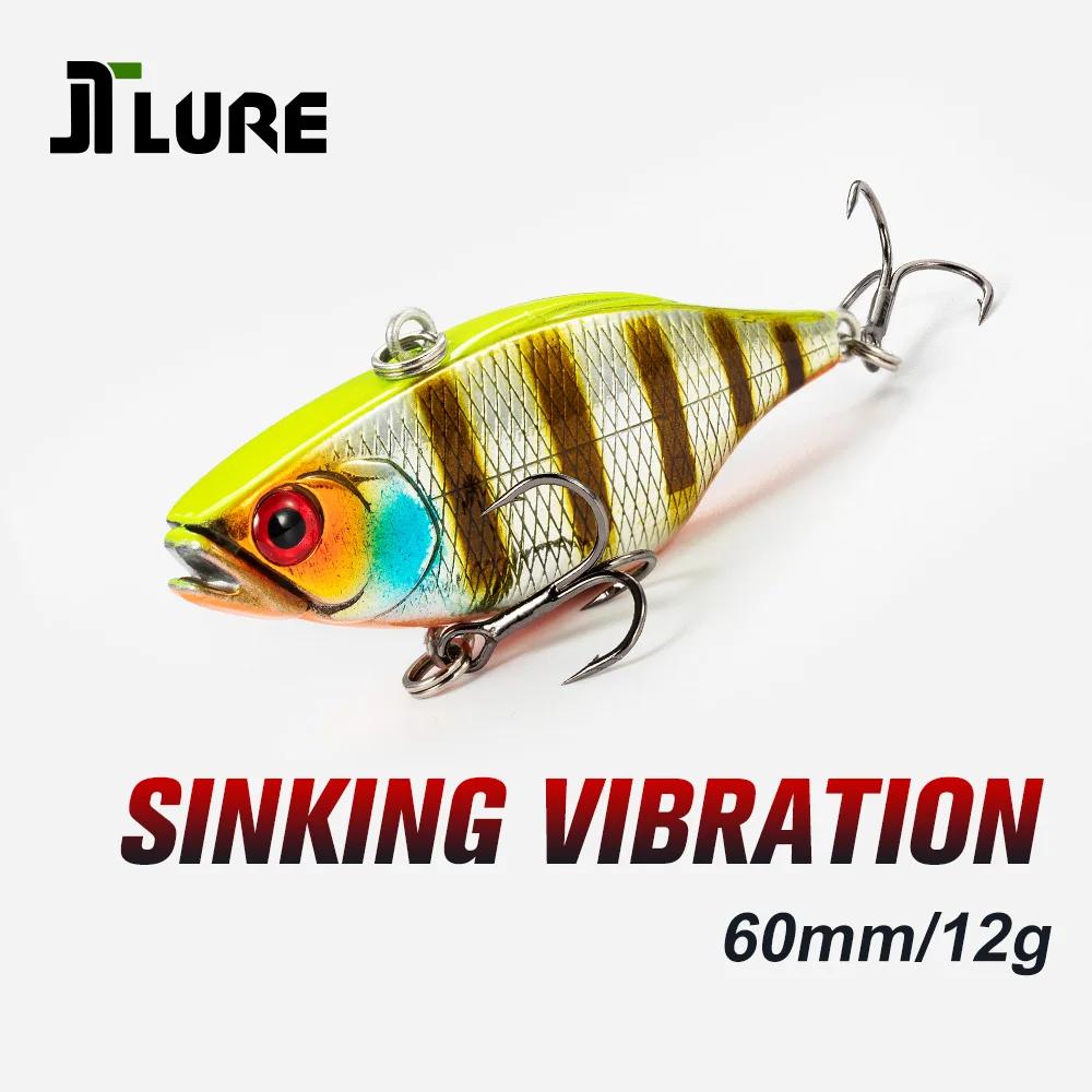 TN60DISKKNOCKERVibrationFreshwaterFishingLure60mm12gSinkingHardArtificialBaitfor