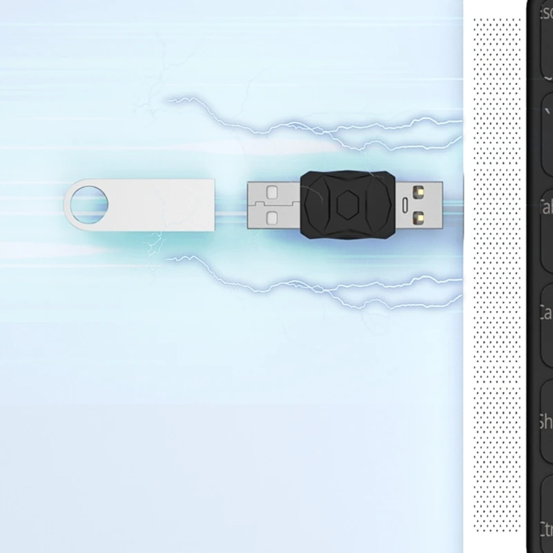 Universal USB to Micro & Mini USB Adapter Converter - High-Speed 480Mbps