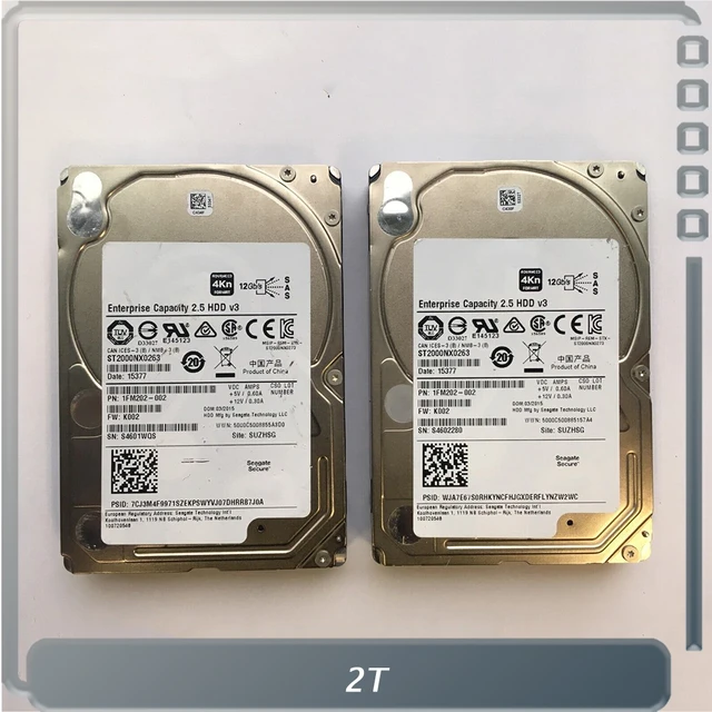 Examen du disque dur Seagate Enterprise Capacity 2 To 2.5 pouces 