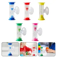 Hourglass Timer 3 Minute Hourglass Sand Timer with Suction Cup Durable Sandglass for Kids Games Classroom 2