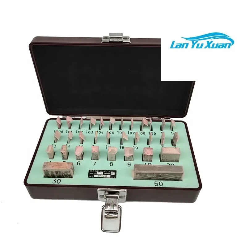 

Online Whosale Precision Gauge Blocks 32PCS 0 Grade Steel Metric