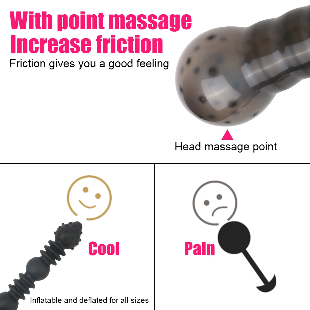 18-52 cm:n säädettävät anaalilelut naisille l Laajentaja anustappi miehille peräaukon laajennin isot dildot naisten masturbaattori aikuisille seksi_voghion.com