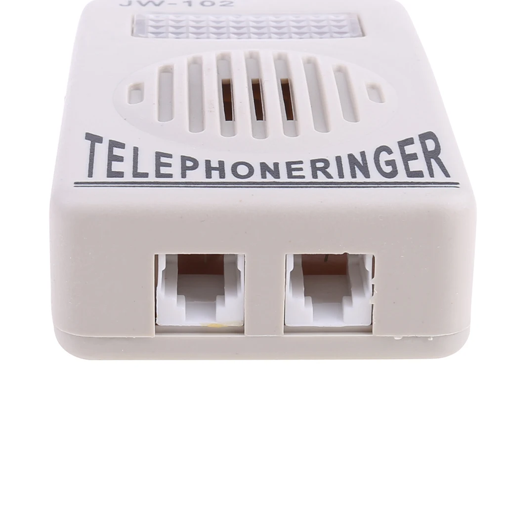 Telephone Ringer Phone Amplifier Ring Speaker Strobe Light Flasher Bell Extra-Loud Sound Wall Hanging