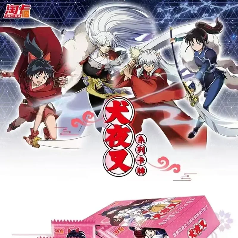 New Inuyasha Higurashi Kagome Kikyo Collection Cards Child Kids Birthday Gift Game Cards Table Toys Christmas Gifts
