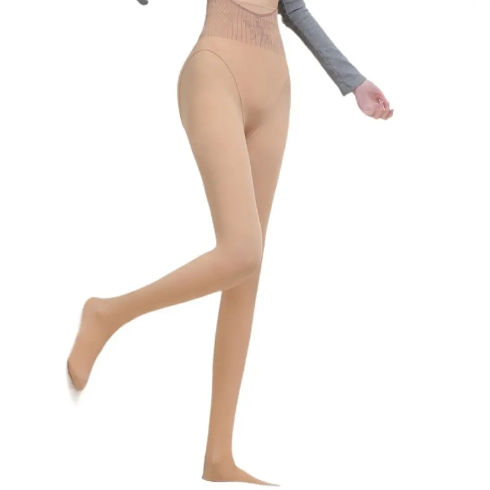 Frauen Realistische Bodenbildung Hosen Hohe Taille Bauch Nackten Bein Artefakt Nude Farbe Strumpfhosen Kleid Dünne Strumpfhosen – Detail 17