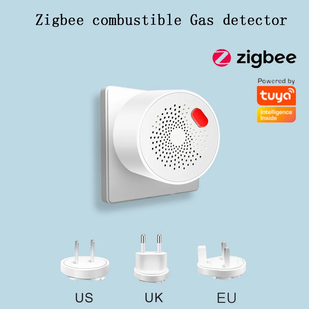Smart Home Zigbee Wifi Smart Rilevatore Di Perdite Di Gas Naturale Monitor Di Allarme Allarme Intelligente Per Uso Domestico Sensore Di Gas Gpl Per La
