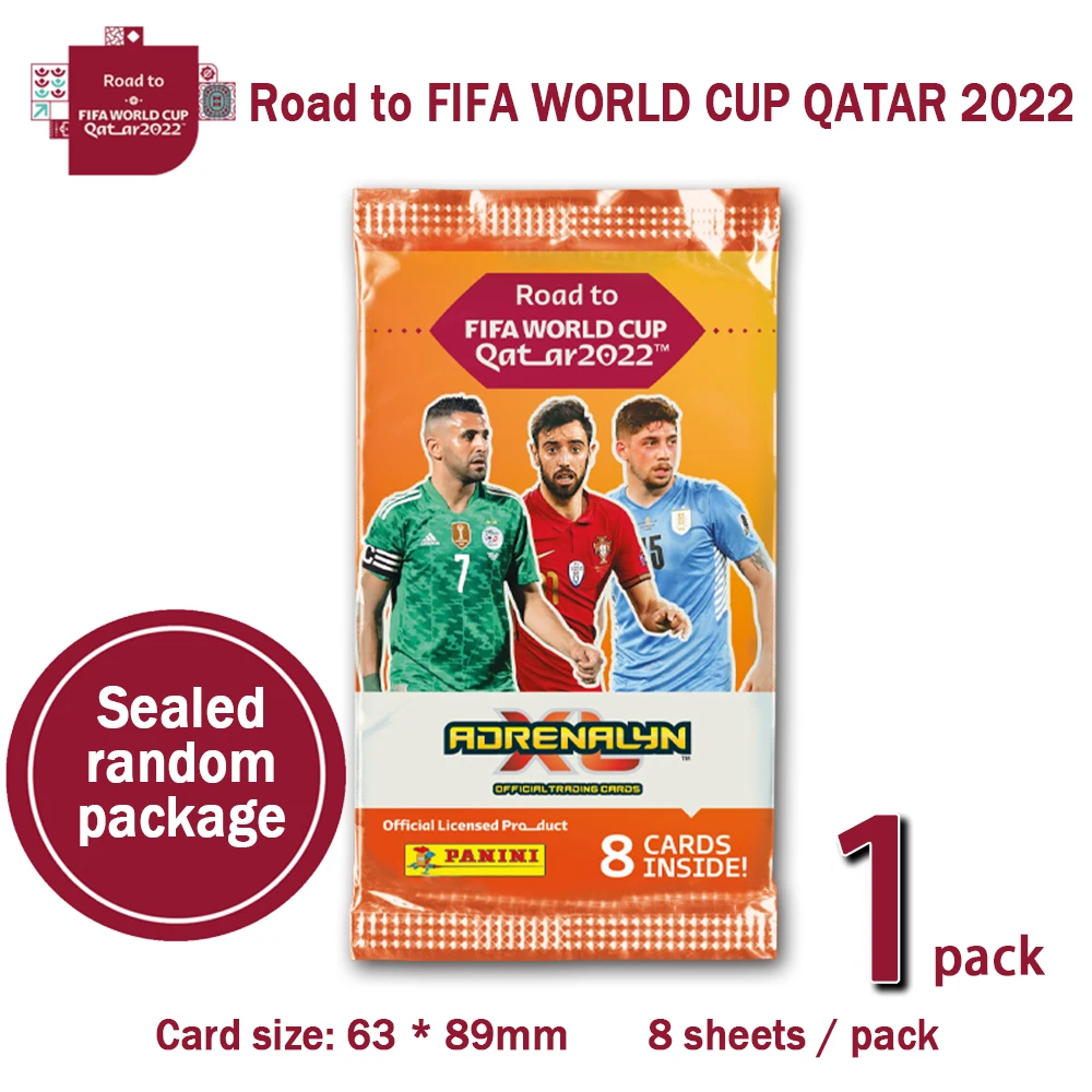 Panini 2022 Football Star Card Box Qatar World Cup Soccer Star Collection Footballer Limited Fan
