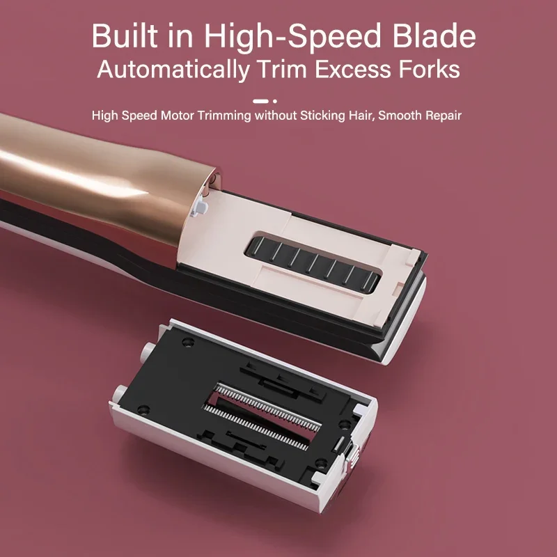 Professional Split Ends Hair Trimmer Dry Damaged Remover Automatic Trim Split Women Cordless Hair Cutting Machine Clipper