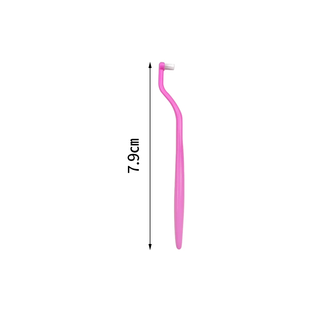 5pcs Orthodontic Toothbrush Interdental Brush Single-Beam Soft Hair Flat Head Tooth Brush Teeth Cleaning Oral Hygiene Tools portable toothbrush disposable toothbrush