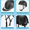 50-61cm UltraLight Adults Children's Equestrian Helmet Adjustable Riding Helmet Knight Hat Removable Brim Horse Equipment 6