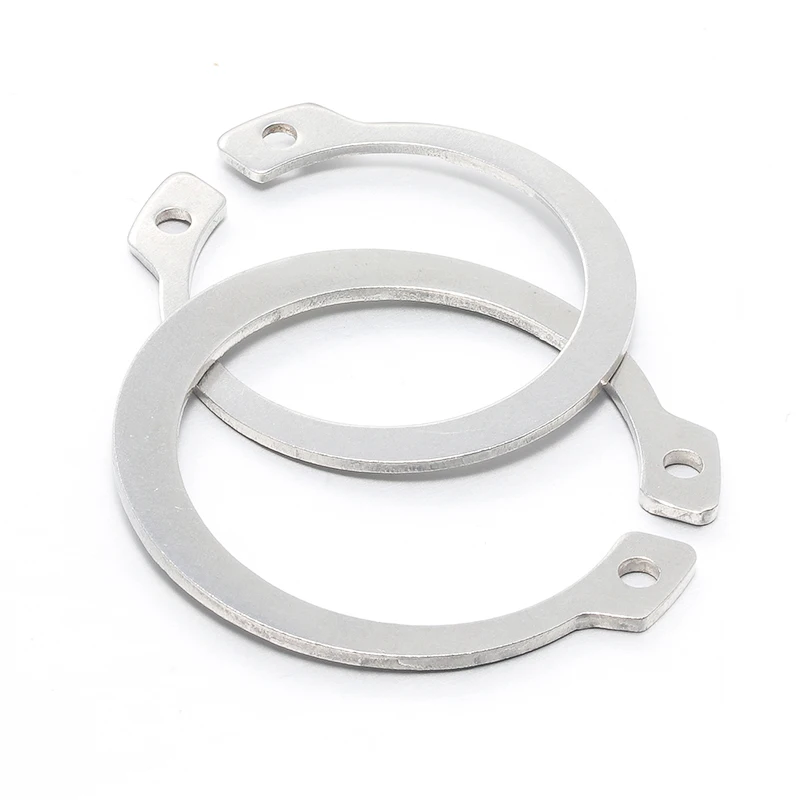 10-245pcs M6-M30 304 Stainless Steel E Type Open Internal Circlip Shaft Retaining Clip Snap Ring For Hole Assortment Kit Set