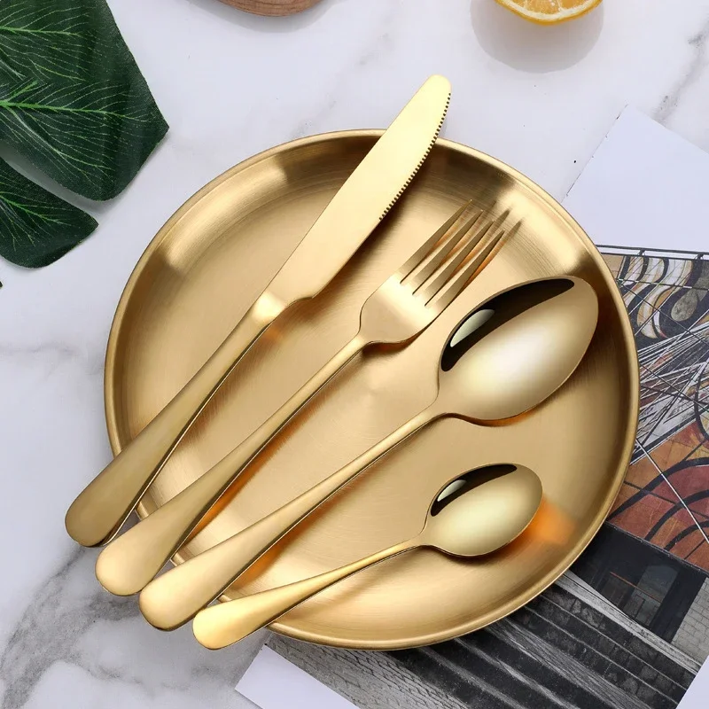 11 Pcs/lot Picnic Tableware Kit Portable Stainless Steel Knife Fork Spoon Plate Cutlery Set Outdoor Travel Camping Equipment 3