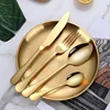 11 Pcs/lot Picnic Tableware Kit Portable Stainless Steel Knife Fork Spoon Plate Cutlery Set Outdoor Travel Camping Equipment 3