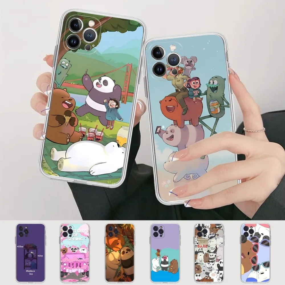 

WE B-BARE-B-BEARS Mousepad For iPhone 15 14 11 12 13 Mini Pro XS Max Cover 6 7 8 Plus X XR SE 2020 Funda Shell