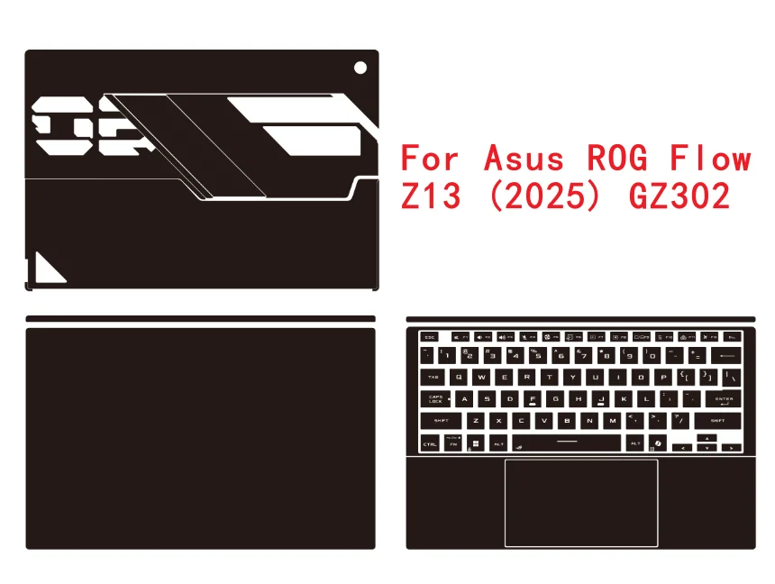 For ASUS Flow Z13 GZ302 GZ302E ROG Flow Z13 GZ301 V Z Full Body Laptop Vinyl Decal Cover Sticker skin protector