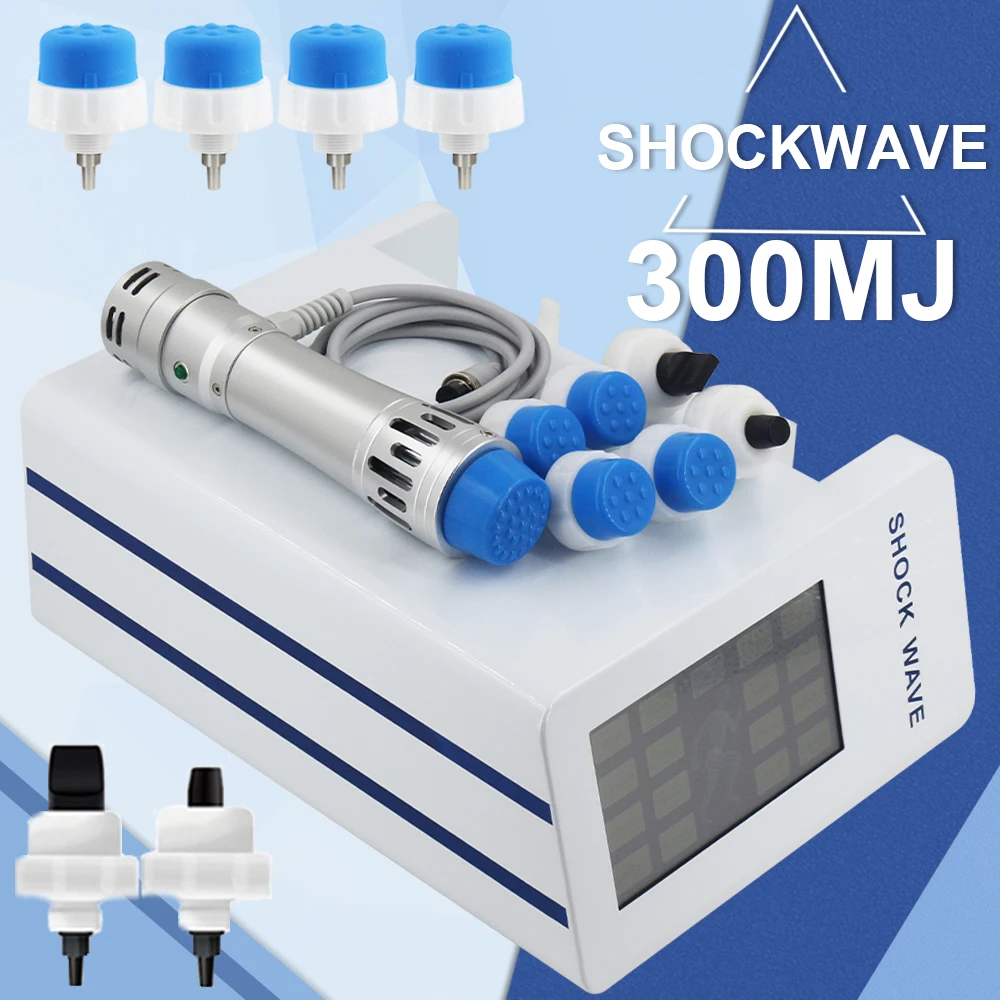 

300MJ Shockwave Therapy Machine New Effective ED Treatment Erectile Dysfunction Limbs Pain Relief Relaxation Shockwave Massager