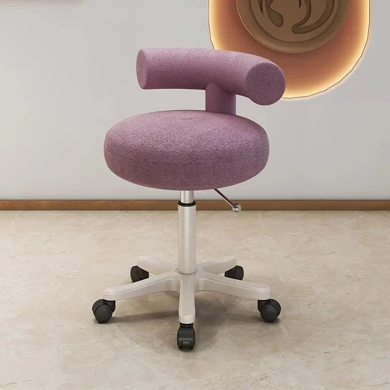 Hydraulic Esthetician Vintage Barber Chair Aesthetic Spinning Work Swivel Bar Stools Pedicure Makeup Taburete Counter Furniture