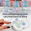 NEW Fidget Toy Mini Squishy Toys Kawaii Plush Cat Paw Pinch Transparent Stress Relief Unique Squeeze Toy 1