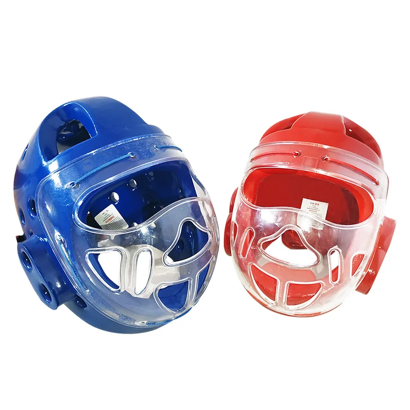 Kids Sports Head Guard Adult Karate Taekwondo Competition Boxing Helmet Martial Art Breathable Protector karate face head guard