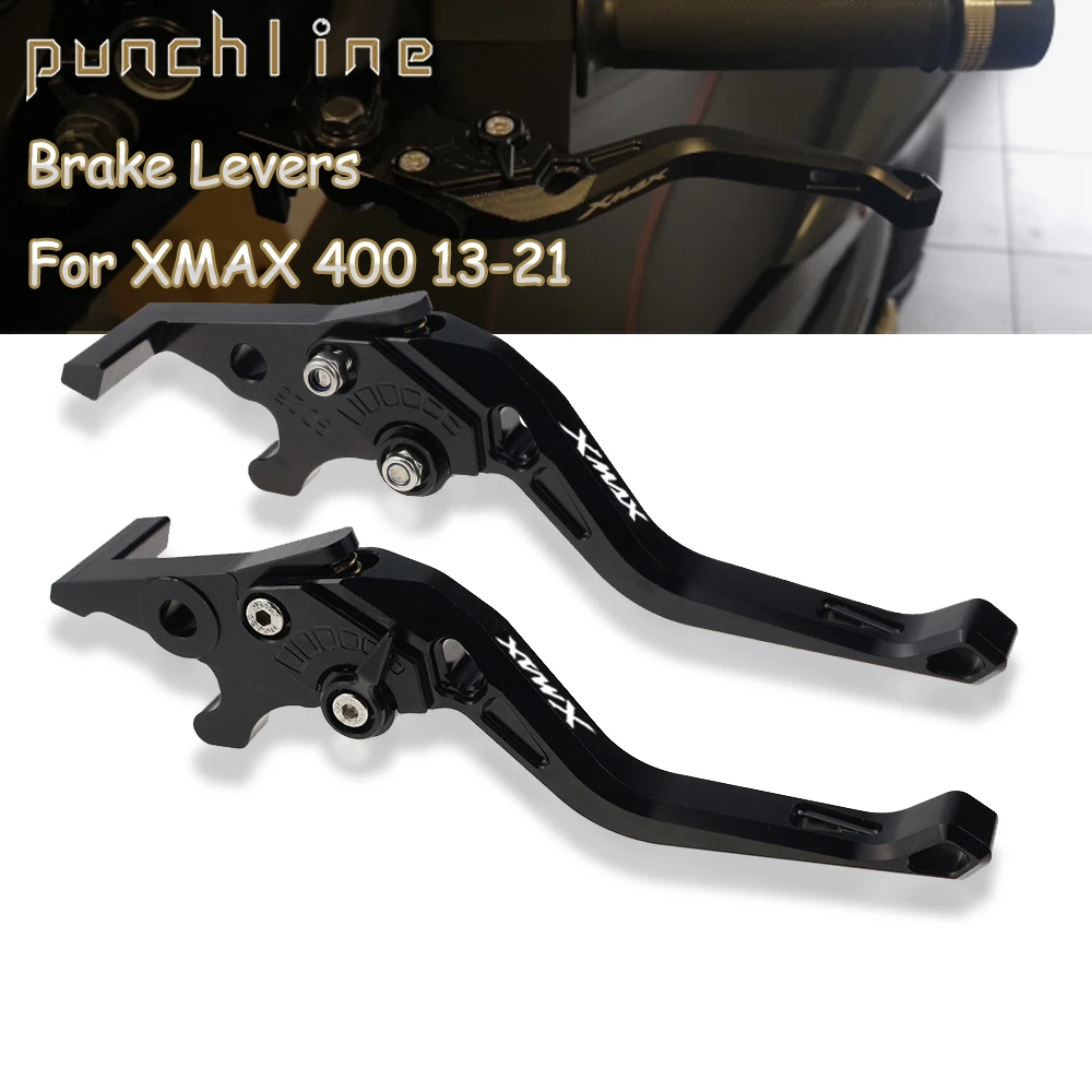 

Fit For XMAX 400 2013-2021 Brake Levers For X-MAX 400 Short Brake Handles