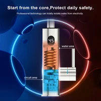 Briwellna-Chauffe-eau électrique instantané sans réservoir, robinet de cuisine 2 en 1, 220V, KM12 4