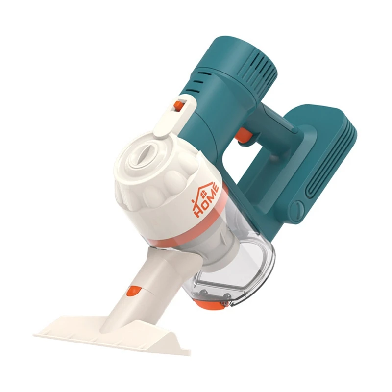Kids Electric Vacuum Cleaner Toy House Cleaning Toy Pretend for Play Simulation Cleaner with 3 x Nozzle Duster Children 2