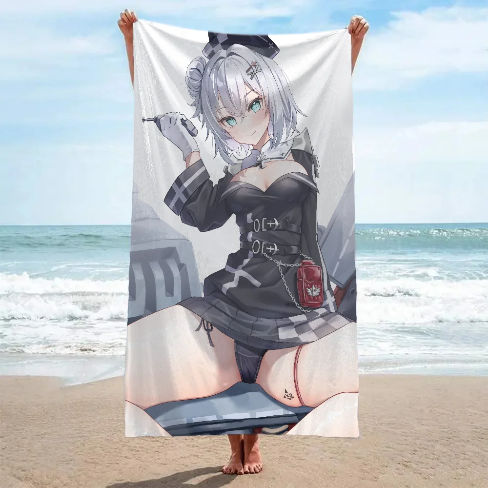 Cute Sexy Anime Girl NSFW Part4 Towel Bath towel pattern beach towel quick drying and absorbent Pure Cotton basically never fade 6