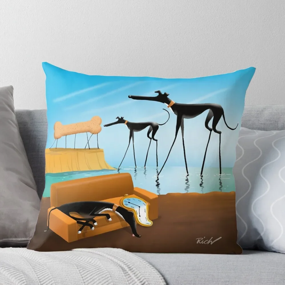 Greylvador Dali Throw Pillow Cuscini Natalizi Federe Natalizie