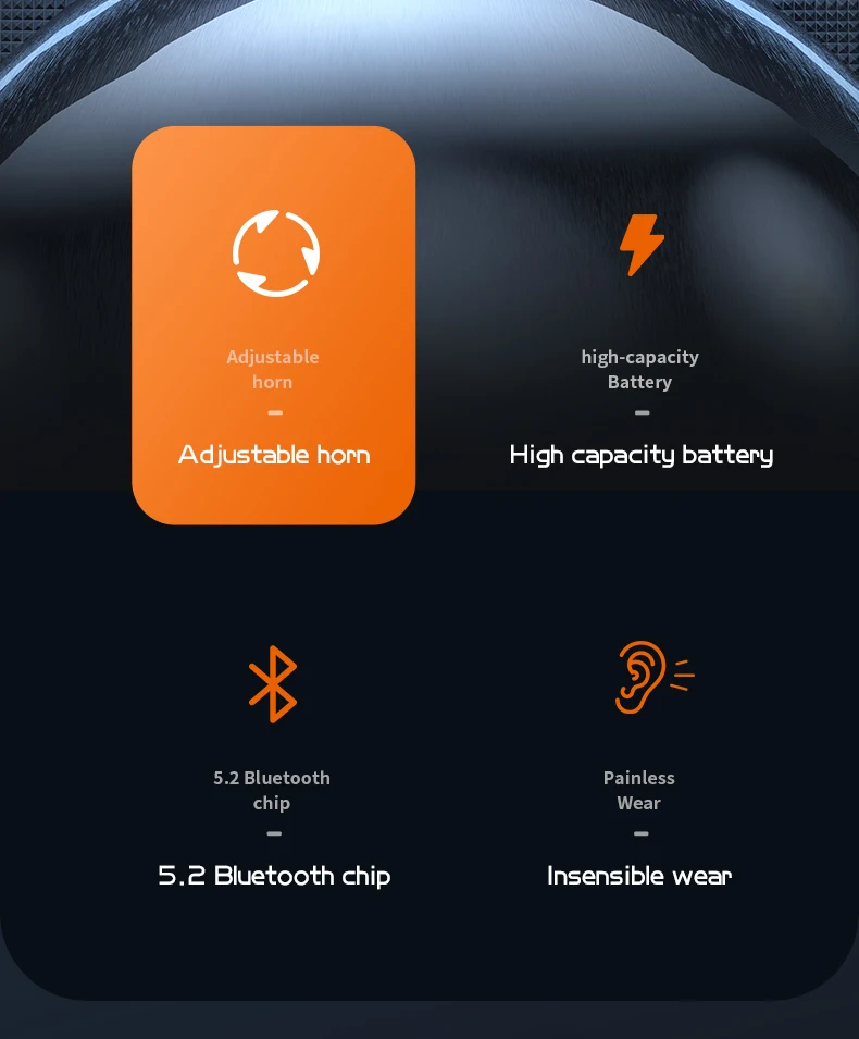 Description Picture 3 of itemPainless To Wear Wireless Single-ear Bluetooth Headset With Ultra Long Standby Time Universal for Android and Apple 【M-520】