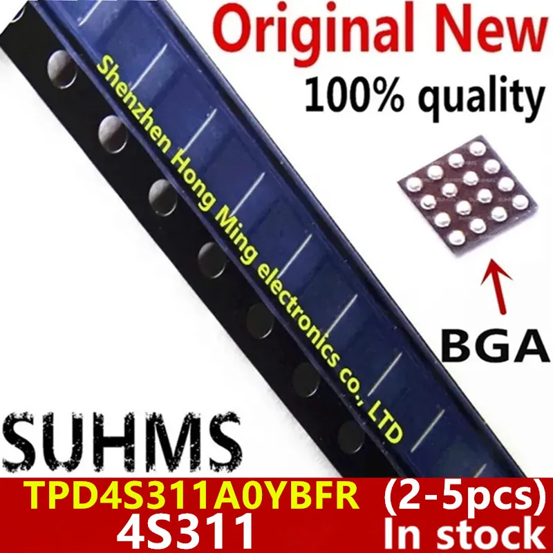 

(2-5 шт.) 100% новый набор микросхем TPD4S311A0YBFR TPD4S311A0 TPD4S311AO 4S311 BGA