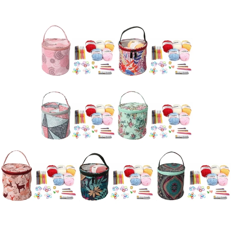 

Наборы крючков для начинающих с футляром, эргономичный крючок игла для вязания крючком