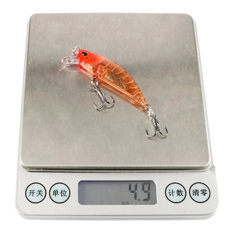 Mini Sinking Minnow Wobblers Fishing Lures 5.5cm 5g Trout Artificial Plastic Hard Bait Jerkbait Crankbait Bass Fishing Tackle