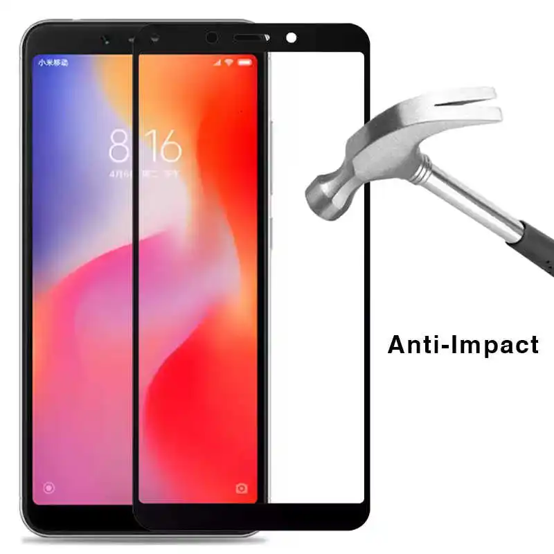 Screen Protector Case for Xiaomi Redmi 6a 6 A A6 Tempered Glass Full Cover Redme Remi Redmi6 Redmi6a Screen Protector Protect Film