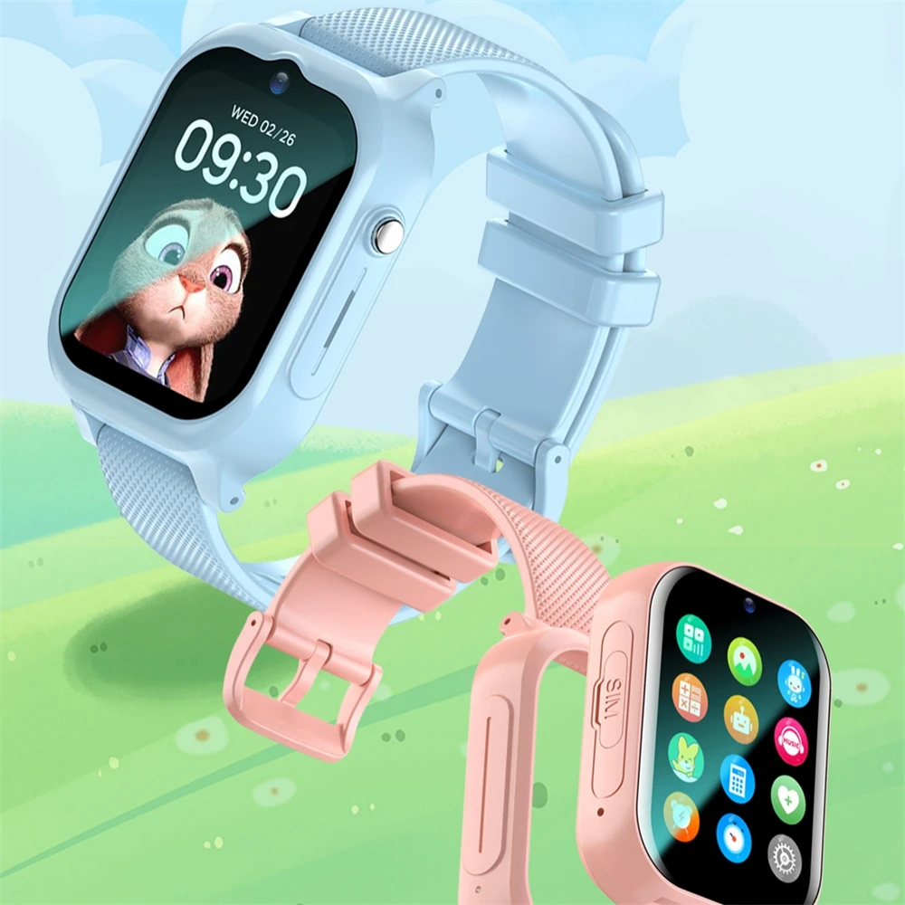 어린이 GPS 추적 시계, SOS 영상 통화, 스마트 워치 전화, 손목 목 알람 시계, 안전 추적기, 4G SIM 카드