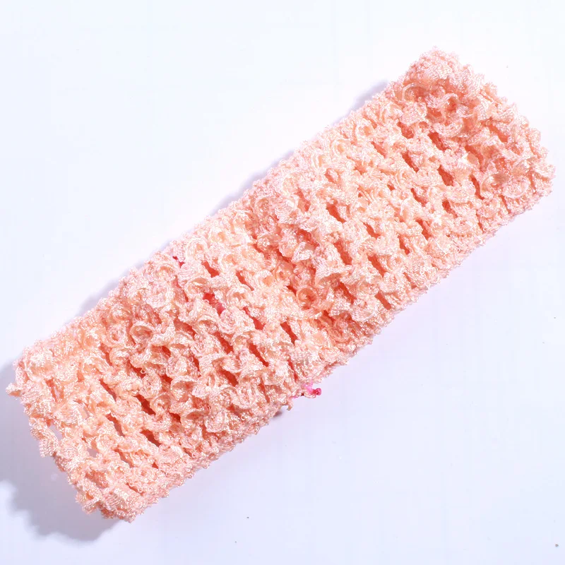 6PCS 4*28CM Mode Häkeln Elastische Band Für Kopf Tragen aushöhlen Stricken Elastische Band Band Haar krawatte Für Bekleidungs Zubehör – Detail 6