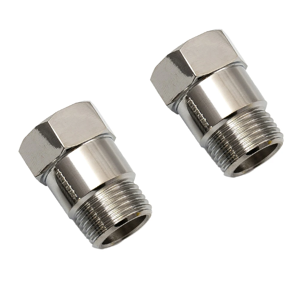 

Fit Most Modern Vehicle Extended Isolation Oxygen Sensor Mild Steel Threaded Connector 2pcs Nickel Plated