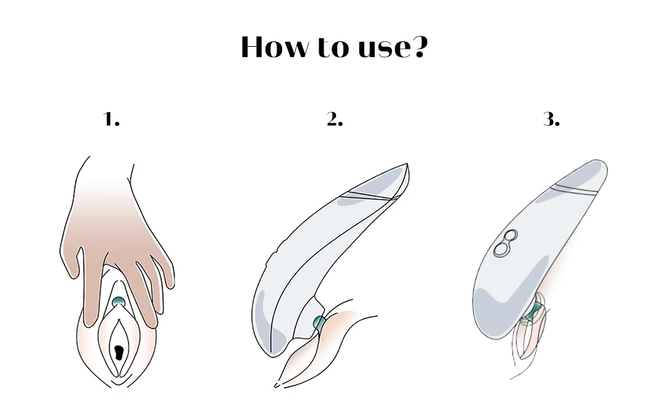 Womanizer Lay-On Vibrator for her Clitoral Massager Vibrant Clitorial Toy for Women clit-sucker