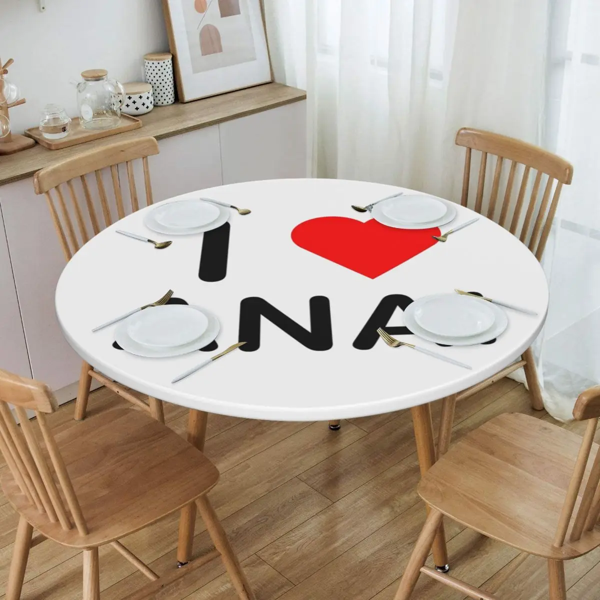 

Round Round Table Cloth Tablecloth Fit 45"-50" Elastic Edge Table Cloth Table Covers