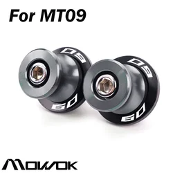 Motorcycle Swingarm Spool Slider Stand Screws - Enhanced Accessories (Grey - For MT09)