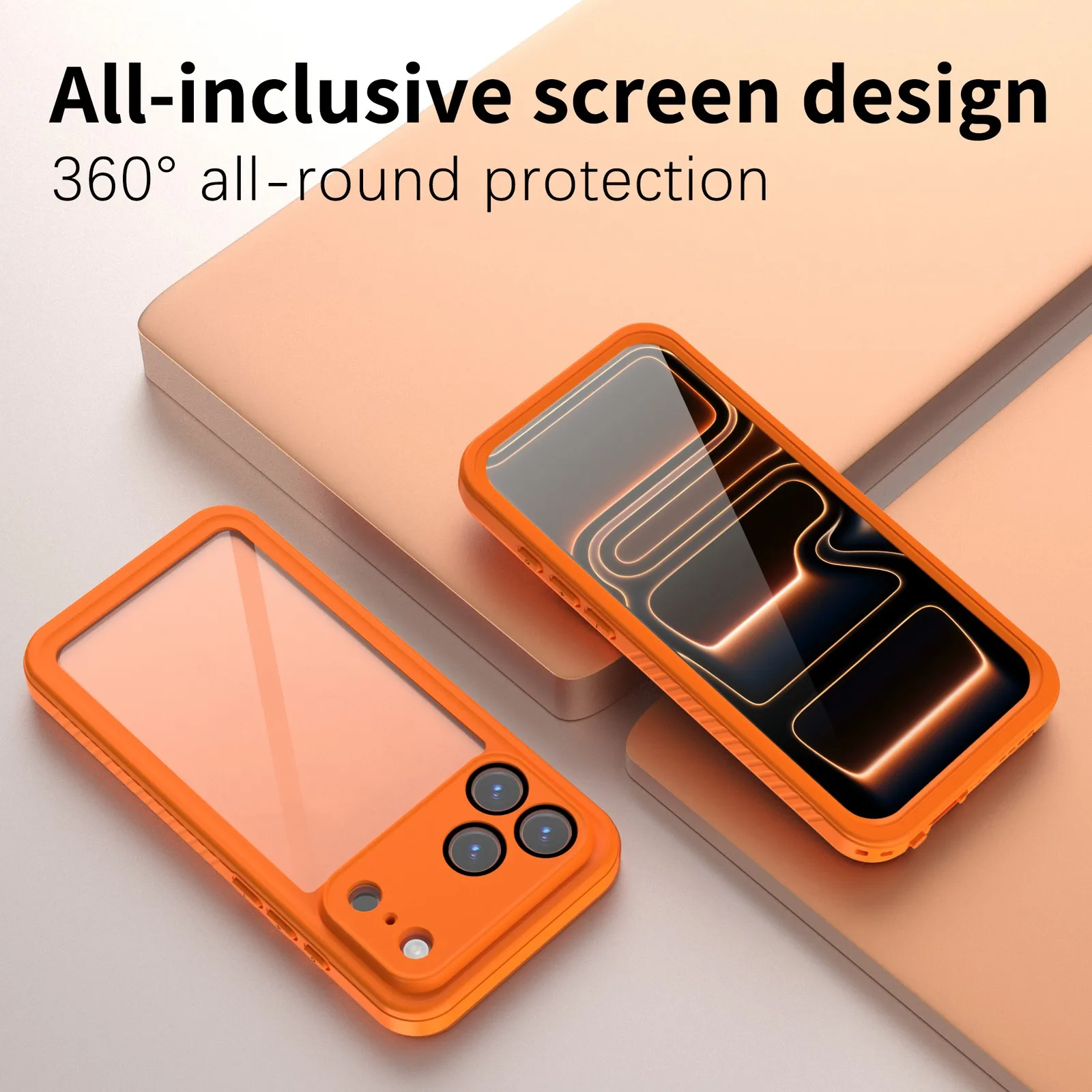Ultimate Waterproof & Shockproof Protective Case with Screen Protection