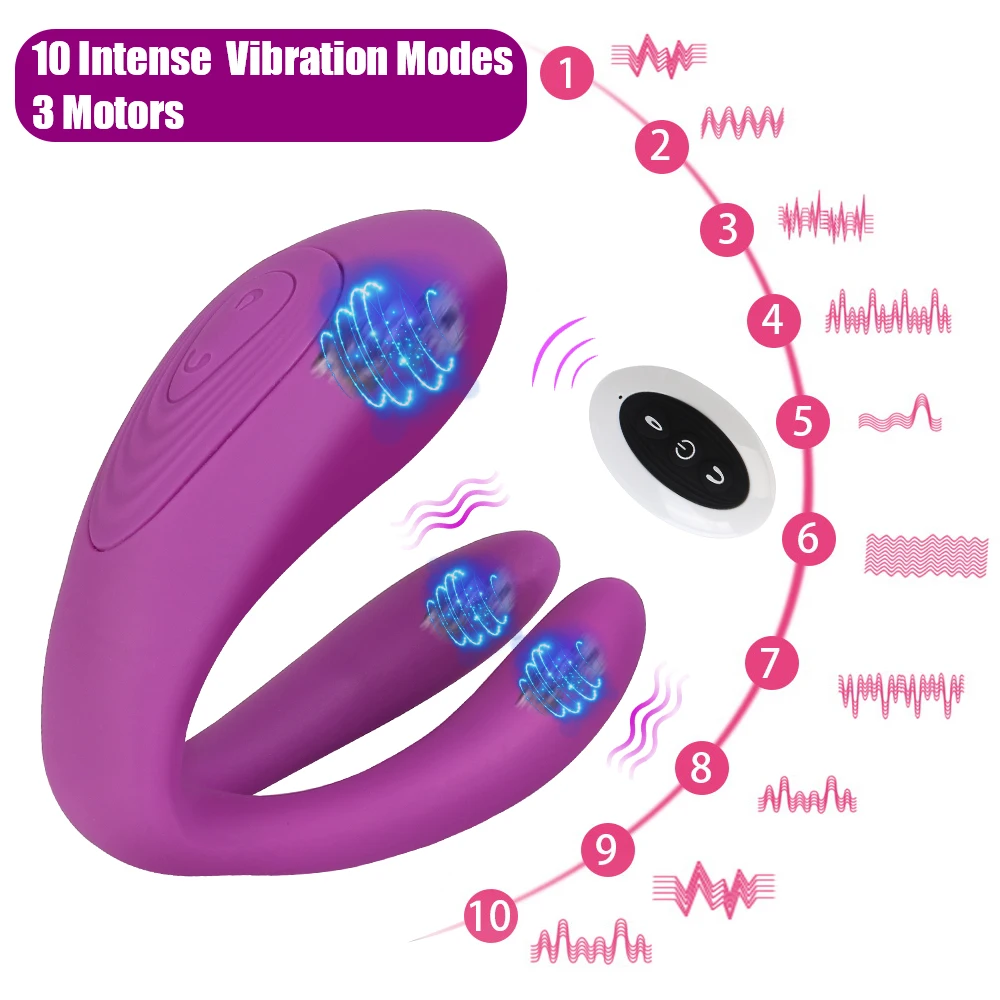 Remote Control G-spot Vibrator With 10 Frequency Modes_voghion.com